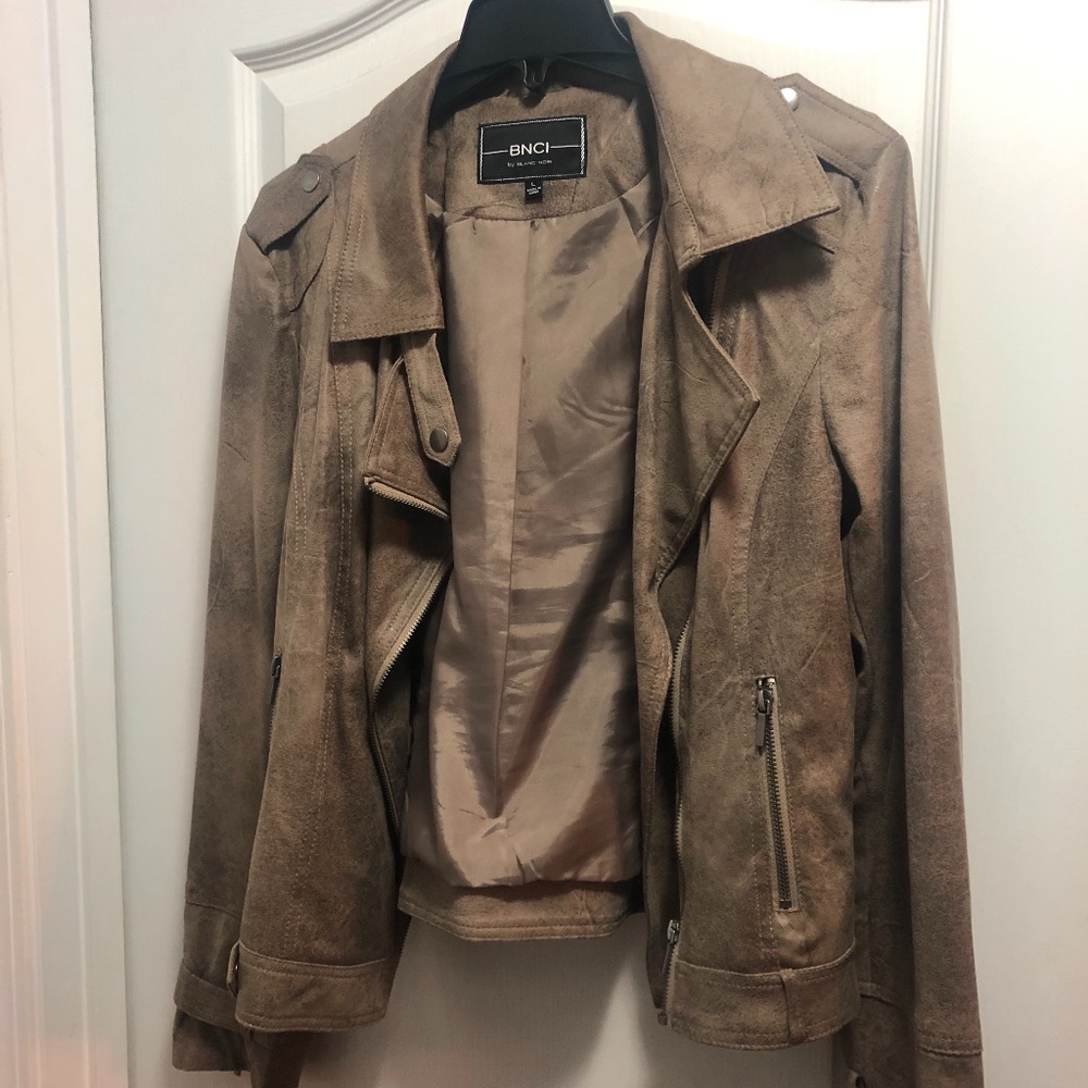 Faux leather jacket